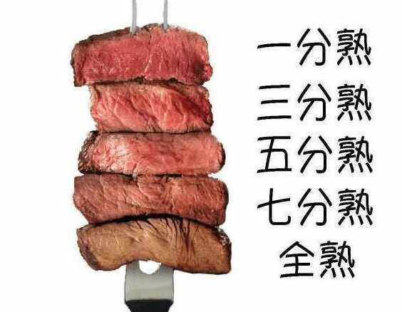 牛排点几分熟,菜显得不土鳖?