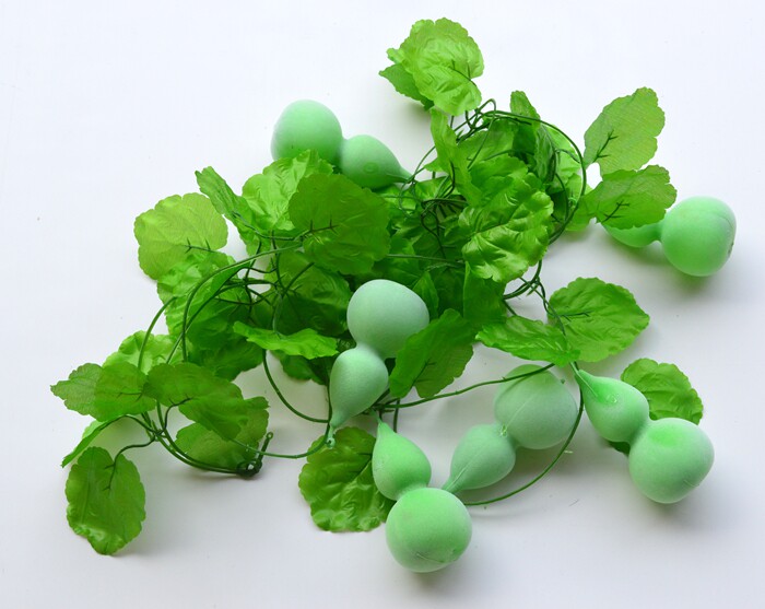 仿真葫芦藤装饰藤条藤蔓花藤吊顶装饰假葫芦仿真树叶小葫芦葫芦娃