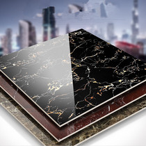 Guangdong Foshan ceramic tile 600X600 800X800 1000X1000 black gold flower full cast glazed floor tiles three colors