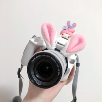Fairy Rabbit Ears Cute Single Anti Micro Single-Phase Machine Accessories Trim Camera Lens Circle