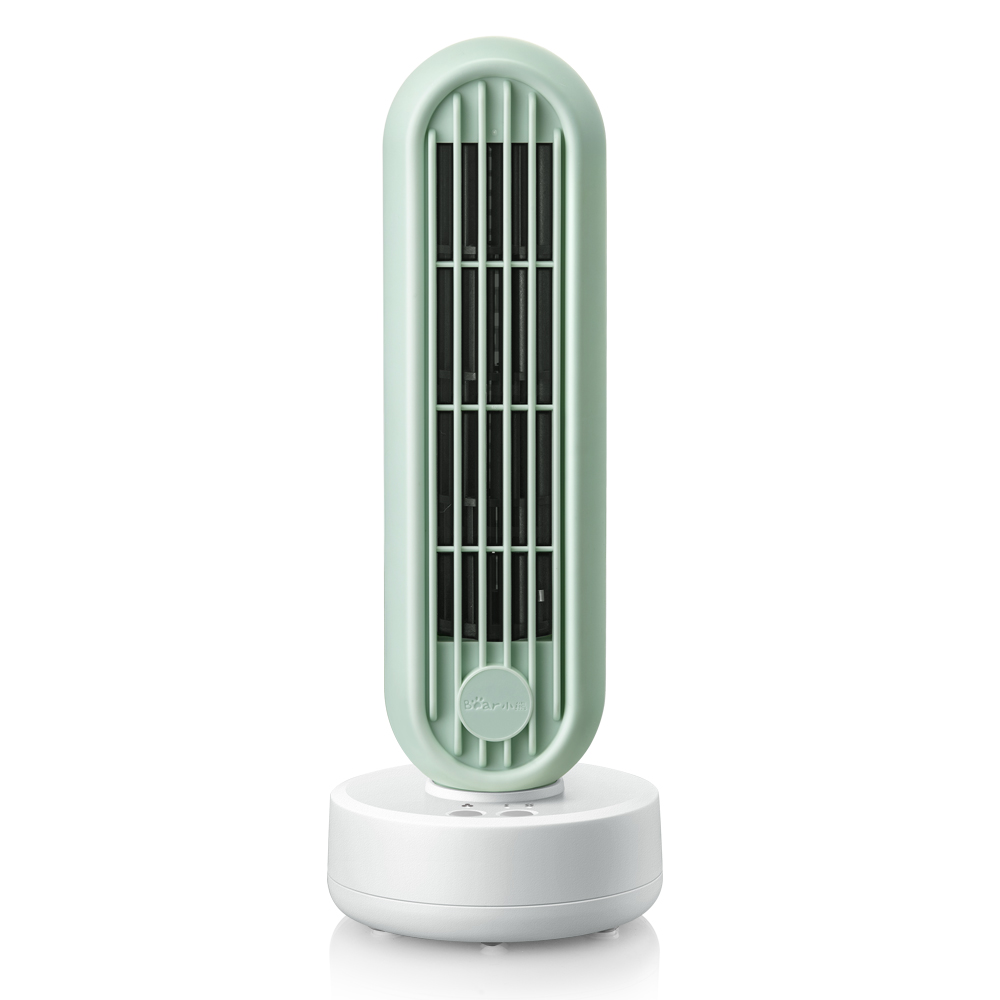 xiaoxiong electric fan small tower fan small desktop shaking vertical leafless fan silent dormitory desktop fan