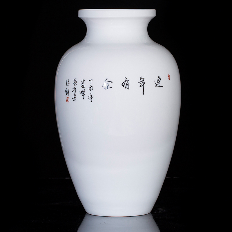 Jingdezhen ceramics hand - made vases furnishing articles sitting room knife clay flower arranging new Chinese style household TV ark, adornment