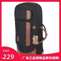 Jinchuan thickened vertical key package bass bag sub-midrange vertical health bag can be carried on both shoulders and back wind instrument bag