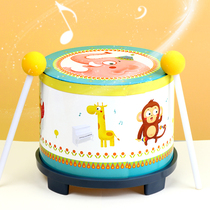 Elephant drum kindergarten children 3-7 baby toy percussion instrument wooden Enlightenment drum instrument