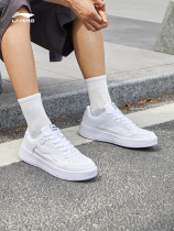 Li Ning Board Shoes 2021 New Mens White Shoes Casual Breathable Classic Low-Top Sneakers AGCQ455 578