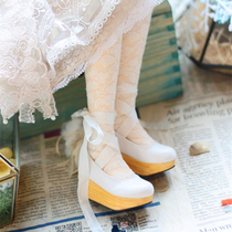 SQ small poem strap wooden shoes BJD doll shoes Shoes four points three SD giant baby salon MDD MSD Bear sister