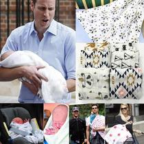 ins Summer thinning baby pure cotton cotton cloth towels newborn baby cuddle with blanket cart Hand basket breathable cover blanket