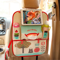 Han version car seat back containing hanging bag baby childrens water glasses Debris Finishing Set Things Bag to watch video bracket
