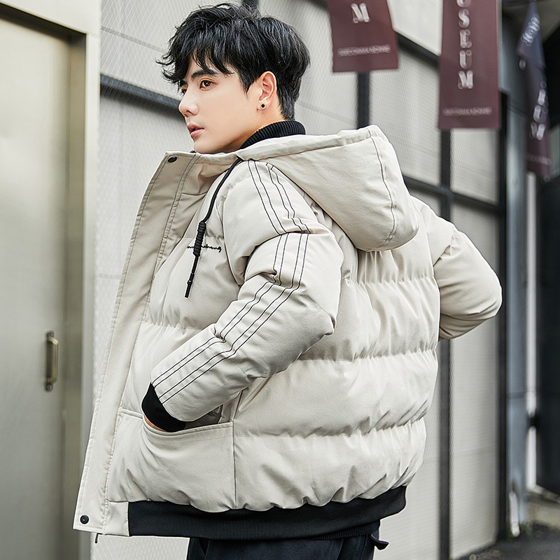 【HOWO】棉衣男士外套2019新款韩版潮流冬季加厚羽绒棉服棉袄潮牌