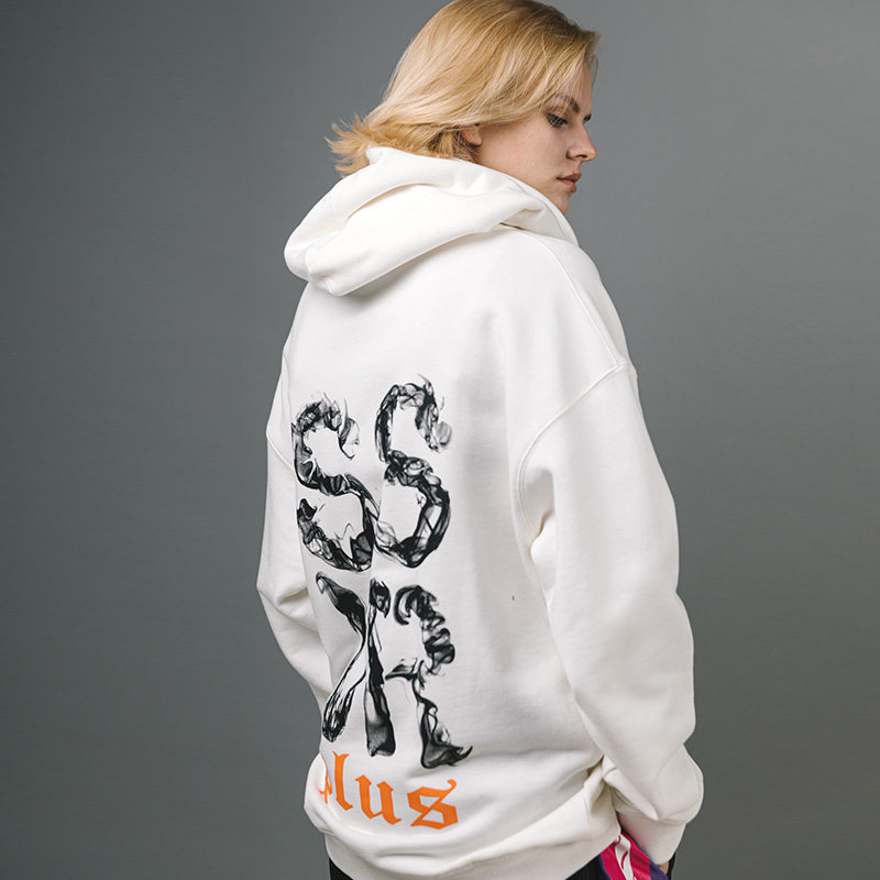 ssurplus烟雾logo帽衫男女带帽卫衣宽松嘻哈街头潮牌2020春新品