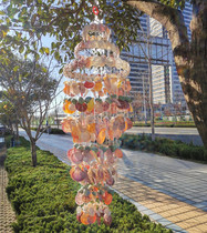 Extra-large shell windbell hanging accessories Home Decorative View Handmade of Shells Handicraft Birthday Holiday Gifts