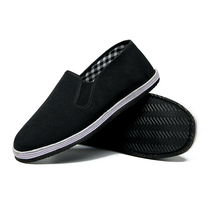 Autumn old Beijing cloth shoes mens breathable and comfortable slip-on work shoes non-slip cloth shoes driver shoes cloth shoes mens shoes