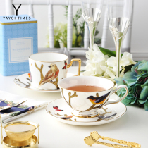 Yayoi period Oriole bone China coffee cup and saucer Nordic style small luxury British new Chinese afternoon tea cup