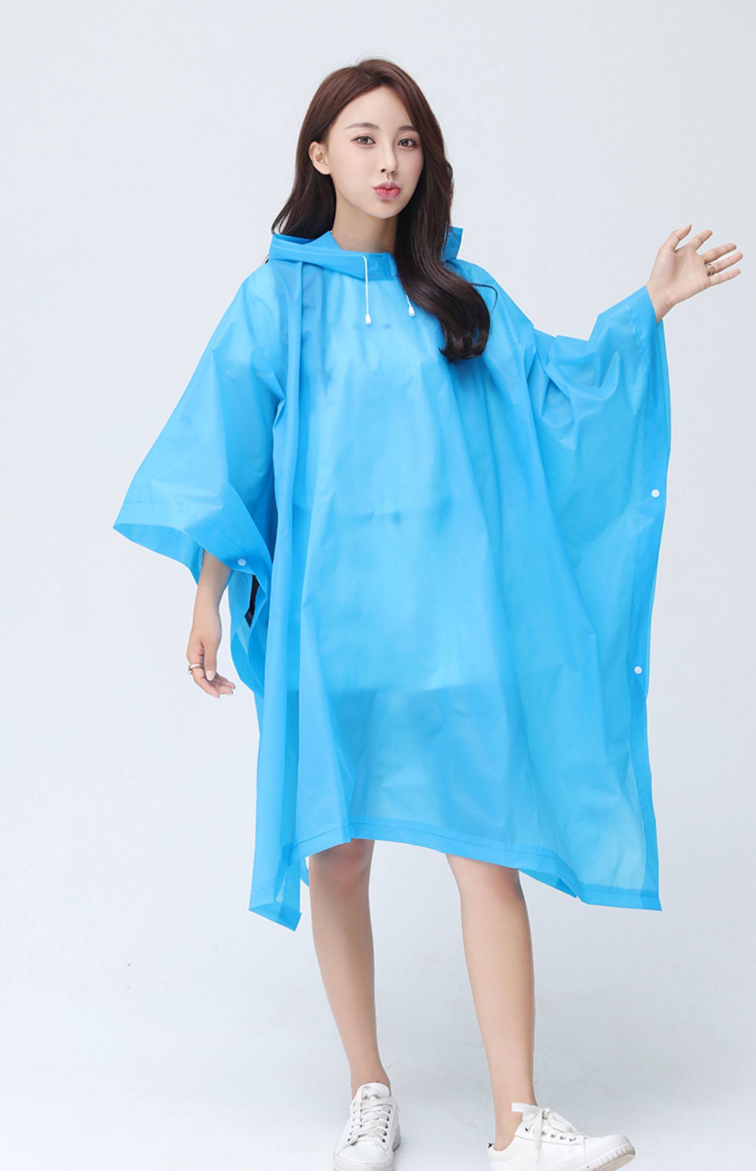 十件装加厚非一次性雨衣户外便携式雨具成人男女儿童时尚防水雨披