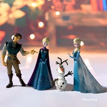 Play House Toy Doll D Disney Princess Frozen Adventure Hand-painted Game Character Doll Cake Ornament