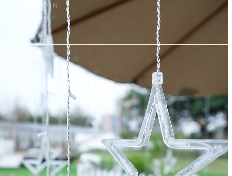 тюнинг фар 太阳能灯户外庭院灯家用阳台布置花园装饰防水彩灯闪灯串灯星星 Congregation Sheng