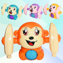 Shake-up baby toy Talking motion Childrens electric voice-controlled tumble monkey baby crawl 0-1-year-old 2 female boy
