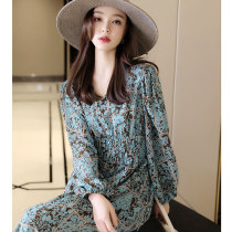 First-line brands One-fold womens clothing Cut-off foreign trade Early Autumn Solitary Products Export-Style style Temperament Shatters Dress