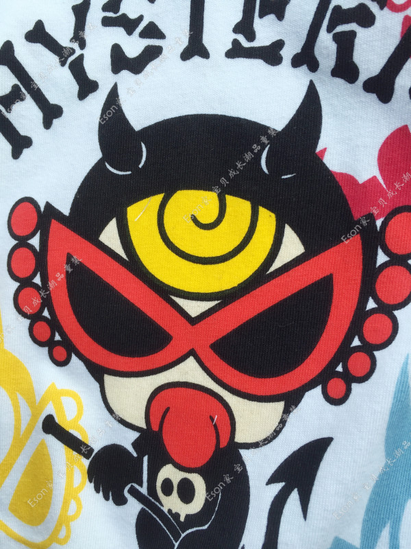 清仓 夏季潮牌t黑超奶嘴男童短袖t恤 男女童宝宝纯棉t恤婴幼儿童t_7折