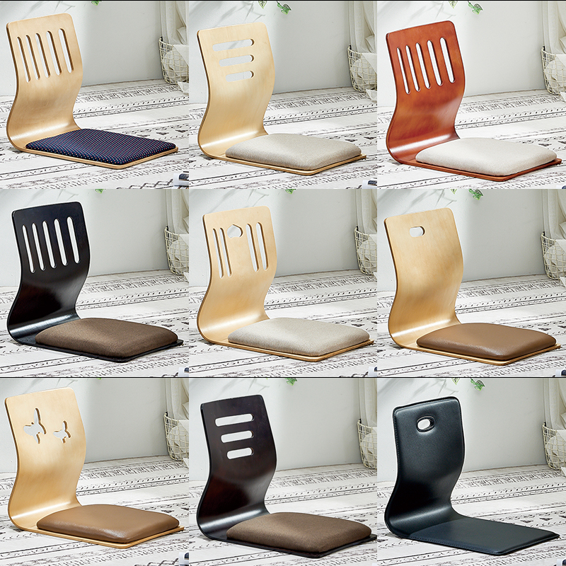 Tatami chair bed seat dormitory lazy chair legless chair stool Japan Korea backrest chair cushion bay window and room chair