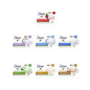 【自营】Dove/多芬香皂90g*4块洗脸肥皂椰奶进口身体椰子石榴温和