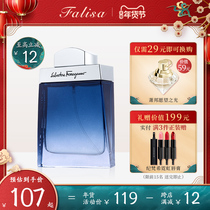 Ferragamo blue classic elegant mens perfume lasting light fragrance fresh Cologne chop female official flagship B