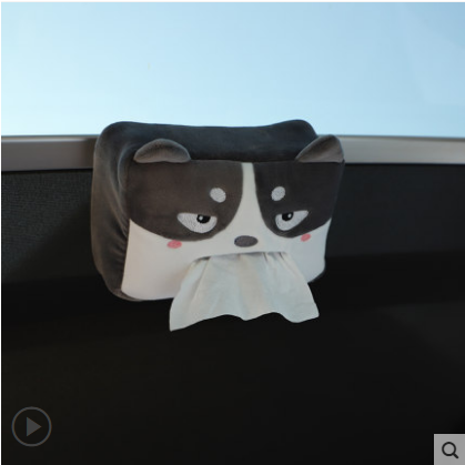 creative car car tissue box car with hanging paper pumping box sun visor sunroof ladies cute car pumping box
