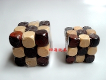 Childrens educational Brain Toy large wooden dragon swing tail Luban lock Kong Ming lock wooden cube intelligence unlock