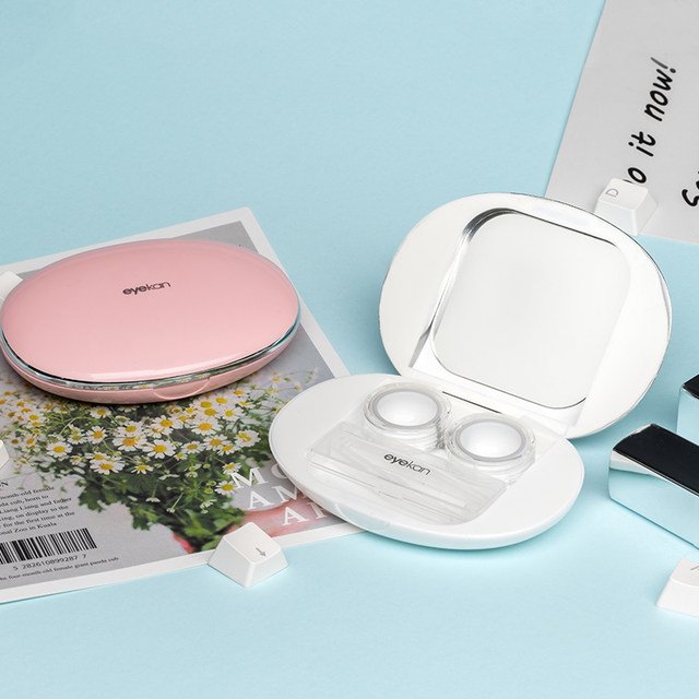 ຜະລິດຕະພັນໃຫມ່ເປີດຕົວ eyekan magnetic induction contact lens companion box simple, fashionable storage and portable