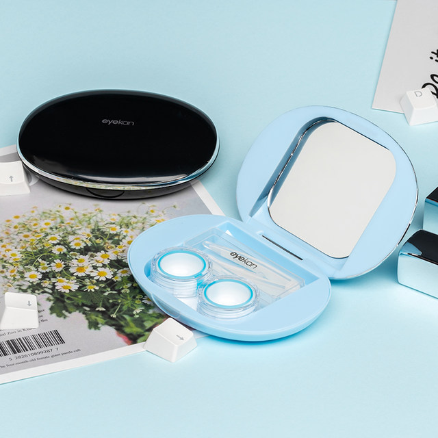 ຜະລິດຕະພັນໃຫມ່ເປີດຕົວ eyekan magnetic induction contact lens companion box simple, fashionable storage and portable