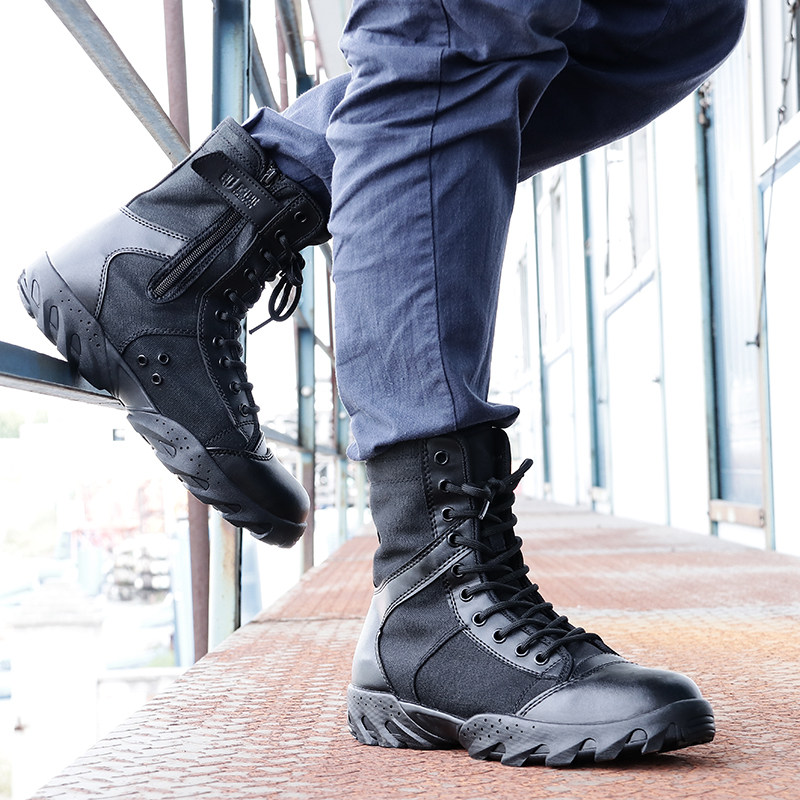 冬季07作战靴男减震正品军靴特种兵军鞋女登山陆战靴战术鞋超轻