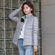 Linleier thin down jacket female middle-aged mother two sides to wear clothing women ultra-thin fashion collar down jacket short Linleier thin down jacket female middle-aged mother two sides to wear clothing women ultra-thin fashion collar down jacket short