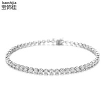 Diamond Bracelet Womens 18K Golden Bull Head Four Claws Luxury Carat Full Diamond Bracelet Real Diamond Bracelet Custom