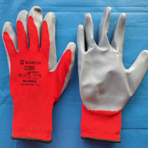 Nylon hanging rubber latex gloves abrasion resistant and waterproof anti-slip construction site rebar work outdoor hand suction sweating deodorant