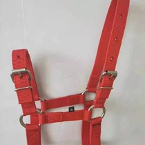 Bridle A full set of harness Equestrian supplies Malone set Horse training Black red and blue three-color horse walking horse tied horse cover