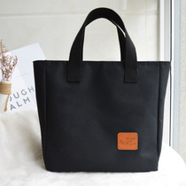 Summer with rice bag portable lunch box bag female fashion office worker black lunch bag handbag lunch box bag rice bag