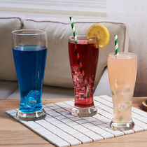 Van Kage creative thickened glass beer cup Draft beer cup Personalized waist beer cup Glass water cup Juice cup