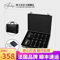 Crystal white wine glass Small wine dispenser set wine glass White wine household wine glass mouthful glass Foreign wine glass pourer