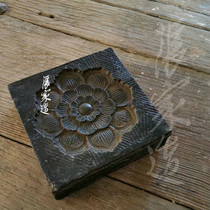 Zhangjiahan Brick Pot Holder Base Lotus Pot Bearing Dry Foam Table Tea Tray Creative Coarse Pottery Teapot Topure Handmade Tea Bearing