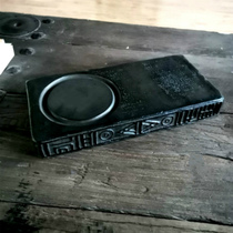 Zhangjiagu Pure Handmade Green Brick Tea Tray Retro Simple Hanyo Brick Dry Bubble Pot Bearing Base Chinese Creative Tea Table Hem