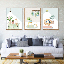 Cross stitch 2020 new thread embroidery living room bedroom small fresh small pieces simple novice hand embroidery hand embroidery