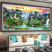 Mona Lisa cross stitch landscape painting cross stitch 2021 New thread embroidery living room cross stitch water to make money scenery