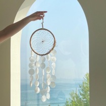 Ins net red Nordic style color white disc dream catcher pendant home bed and breakfast dormitory pendant bed bell pendant