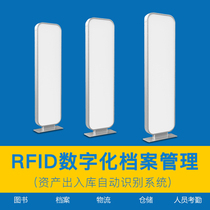 RFID channel access control system identification of access bank UHF rfid warehouse material personnel Radio Frequency Security door