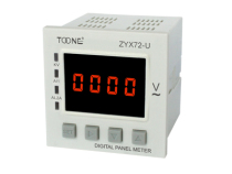 Zhuoyi single-phase AC DC digital display smart voltmeter ZYX72-U SX72 * 72 three and a half bits