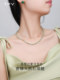 여성을위한 녹색 파란색 목걸이 2025 New Natural Stone New Chinese 스타일 치마 여름 목 액세서리 하이 엔드 여성을위한 녹색 파란색 목걸이 2025 New Natural Stone New Chinese 스타일 치마 여름 목 액세서리 하이 엔드