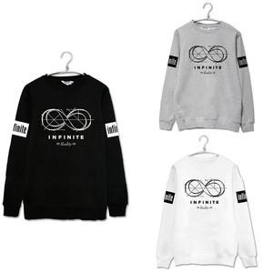 Infinit letter printed reality long sleeve crew neck women’s sweater