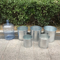 Household thickened iron barrels galvanized barrels iron barrels metal buckets straight barrels oil buckets to water well barrels galvanized barrels