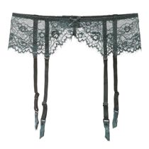 French secret European and American eyelashes lace garter bra set underwear garter 9212 matching female