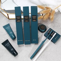 Disposable toothbrush hotel hostel toiletries set household hospitality hotel special bamboo charcoal soft toothbrush